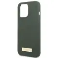 Guess GUHMP13LSPLA iPhone 13 Pro | 13 6,1" zielony|khaki hard case Silicone Logo Plate MagSafe Foto 6