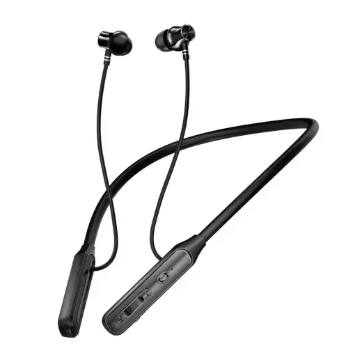 BWOO Stereo Sound Quality BT5.3 Neckband Earphone BW890 black Foto 2