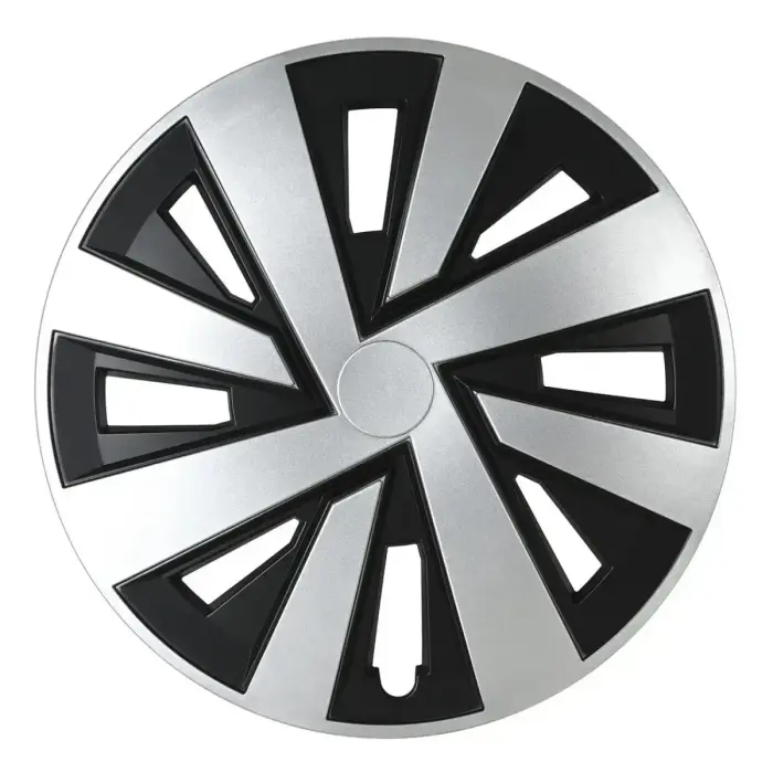 Hubcap  PLUTON 16" silver&black