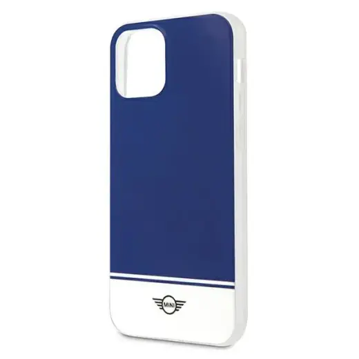 Mini MIHCP12MPCUBINA iPhone 12|12 Pro 6,1" granatowy|navy hard case Stripe Collection Photo
