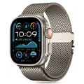 Tech-Protect Milano strap for Apple Watch 6 | 7 | 8 | 9 | 10 | SE | Ultra 1 | 2 (44 | 45 | 46 | 49 MM) - titanium Foto 1