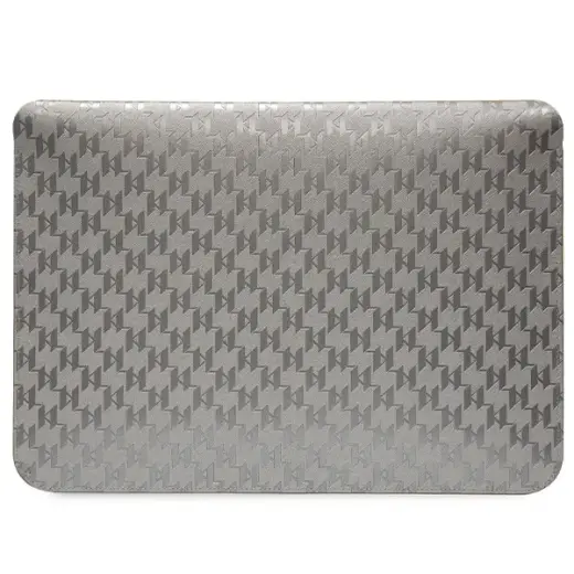 Karl Lagerfeld Sleeve KLCS14SAKHPKG 14" srebrny|silver Saffiano Monogram Ikonik Foto 3
