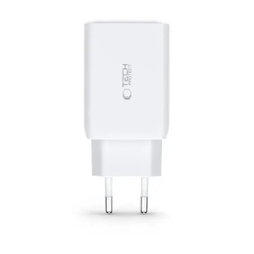 Tech-Protect C65W tīkla lādētājs | 65W | PD, QC 3.0 | USB-C, USB-A | melns Foto 3