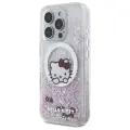 Hello Kitty HKHMP16LLSWKH iPhone 16 Pro   6.3" biały|white hardcase Liquid Glitter Sweet Kitty Bows MagSafe Фото num