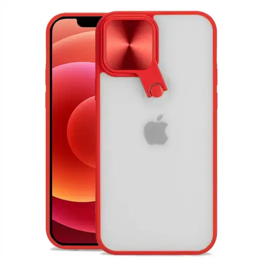 Tel Protect Cyclops phone case for iPhone 13 red (with camera lens protection)