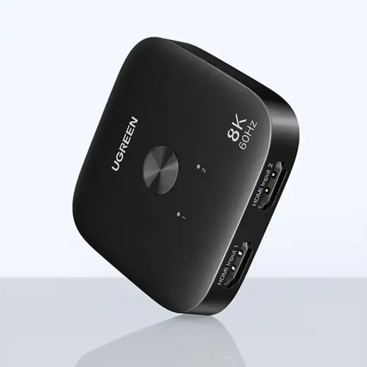 Ugreen 8K 60Hz Ultra HD 2in1 HDMI switch - black Foto 2