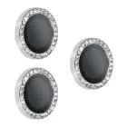 Hard Diamond camera lens protector for iPhone 18 Pro | iPhone 18 Pro Max silver (3 pcs.) — Photo 1