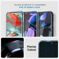 SPIGEN GLAS.TR "EZ FIT" RŪDĪTS STIKLS 2 GAB GOOGLE PIXEL 9 | 9 PRO CAURSPĪDĪGS Foto 14