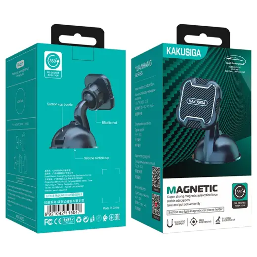 KAKU Car holder KSC-425C Yuanhang magnetic to windshield black Photo