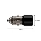 Tech-Protect CC03 95W 2-Port USB-A | USB-C Car Charger - Black Foto 3