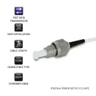 Qoltec Pigtail fiber optic | Singlemode | 9/125 | G657A2 | 3m — Foto 4