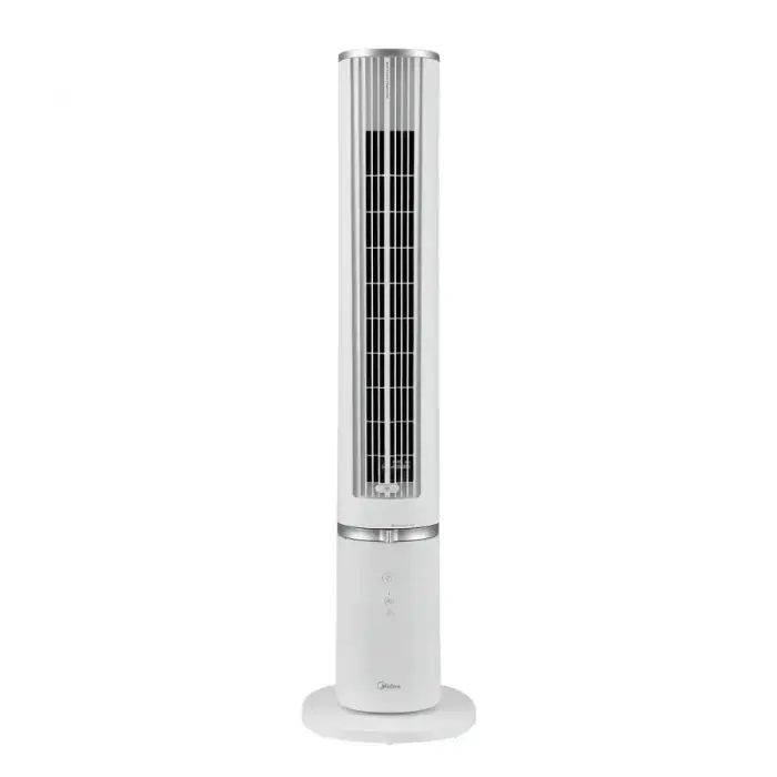 Aroma Tower fan, 45W, Fully Detachable for Easy Cleaning, Built-in Essential Oil Diffuser, Air flow: 38.3 m3/min, 2 Wind modes - Normal/Sleeping, 4 speed settings, 7h timer, Multi-angle Remote control, Oscillation 70, white color, 1032x275x275