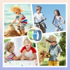 Apple AirTag Kids Nylon Wrist Strap Case - with Astronaut and Black Strap Foto 2