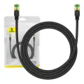Pīts tīkla kabelis cat.8 Baseus Ethernet RJ45, 40Gbps, 1,5 m (melns) Foto 1