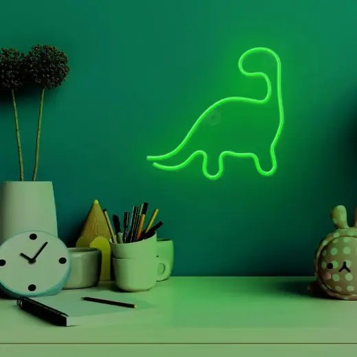 Neon LED Light DINOSAUR green NNE01 Neolia Foto 8