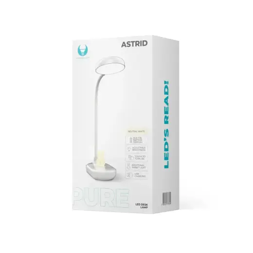 Desk LED Lamp 4,5W with bunny light PURE FLB-30 ASTRID white Forever Light Photo