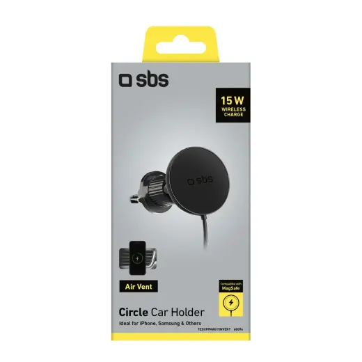 SBS TESUPPMAG15WVENT travel charger | 15W | black Photo