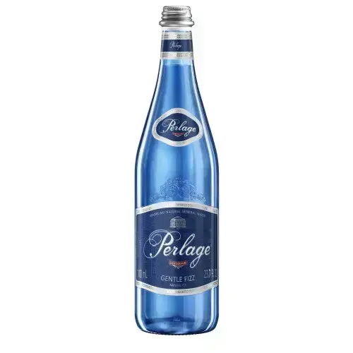 Minerālūdens PERLAGE, viegli gāzēts, stiklā, 0.7l (DEP)