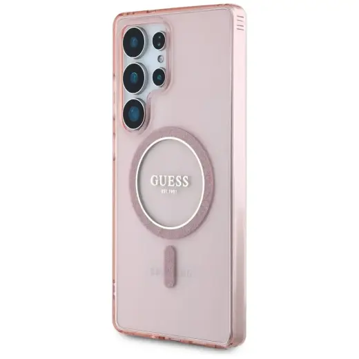 Guess telefona maciņš priekš Samsung Galaxy S25 Ultra rozā Foto 2