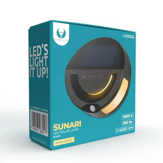 Forever Light Solar LED Lamp SUNARI FLS-13 32*SMD PIR 6W 300lm 3000K 1200mAh Li-ion Foto 7