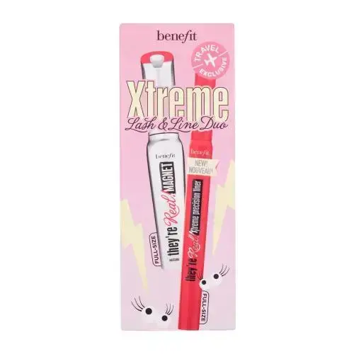 Benefit They're Real Gift Set 0.35ml Xtreme Precision Black Eyeliner + 8.5g Magnet Mascara N65 Black