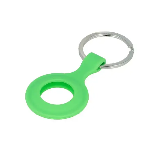 Silicone key ring for Airtag green Фото num