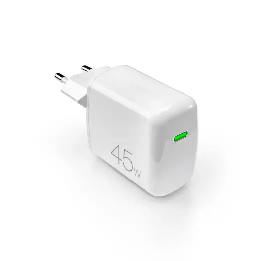 Puro Super Mini tīkla lādētājs | 45W | PD | GaN | USB-C | balts Foto 1