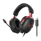 QCY Heroad VN200 gaming headphones (black and red) — Foto 1