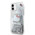 Hello Kitty Liquid Glitter Electroplating Head Logo Case for iPhone 11 Transparent Фото num