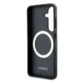Lacoste Iconic Petit Pique Woven Logo MagSafe Case for Samsung Galaxy S25 Black Foto 5