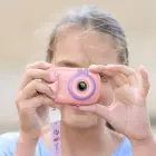 Digital kids camera with selfie function Hoco 1MP 2,0" HD Ready DV205 pink Foto 11
