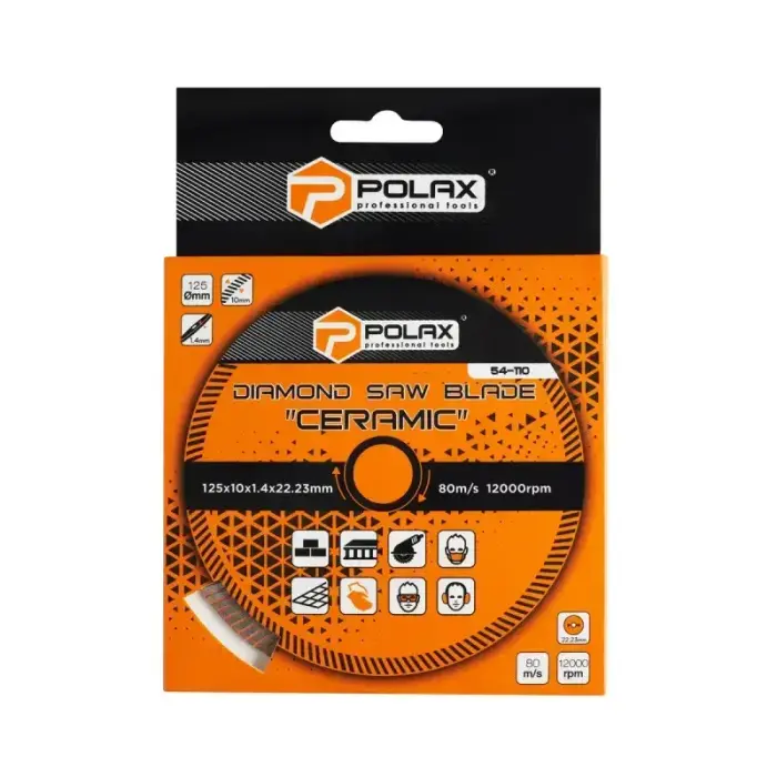 Polax Diamon zāģa asmens "Ceramic" 125x1,4x22,23 mm Foto 3