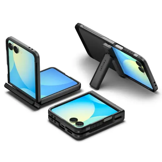 SPIGEN TOUGH ARMOR PRO MAG MAGSAFE GALAXY Z FLIP 7 BLACK Фото num