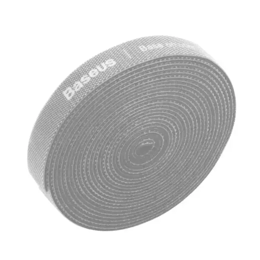 Baseus Rainbow Circle hook and loop Straps - Velcro tape Velcro cable organizer 3m gray (ACMGT-F0G) Foto 3