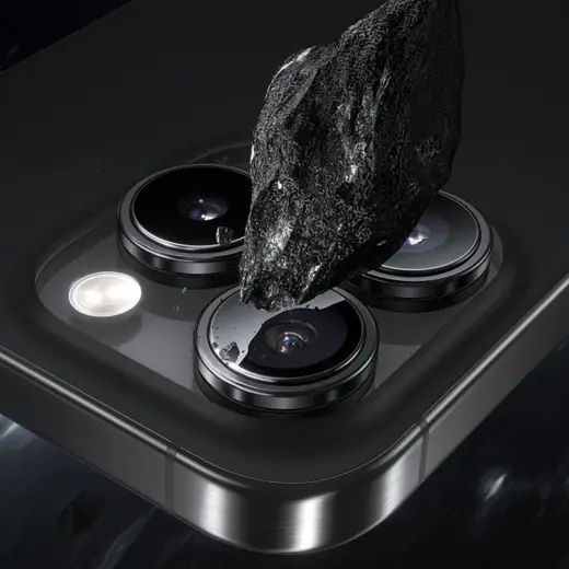 Benks Tempered glass Glass Warrior Lens Protector on camera for Iphone 16 Pro|16 Pro Max (lens 3 pieces) transparent Photo