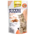 Gardumi kaķiem : GIMBORN GimCat Nutri Pockets with Salmon and Omega 3, 6,60g Foto 1