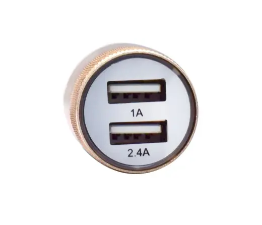 Зарядка для автомобиля Goodbuy M-06 | 12W | USB-A | золотая Фото num