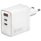 Wall Charger 4smarts Pocket GaN 100W 2xUSB-C + USB-A white Foto 1