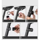 Wozinsky LED rear bicycle light with micro USB red light 5 modes black (WRBLB2) Photo