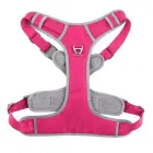 Dog harness OXFORD B size M pink grey Foto 2