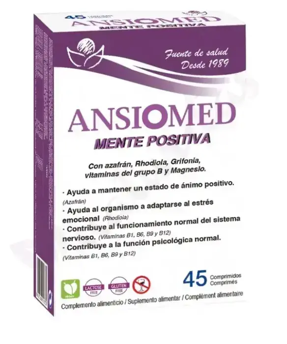 Bioserum Ansiomed Mente Positiva 45 Comprimidos