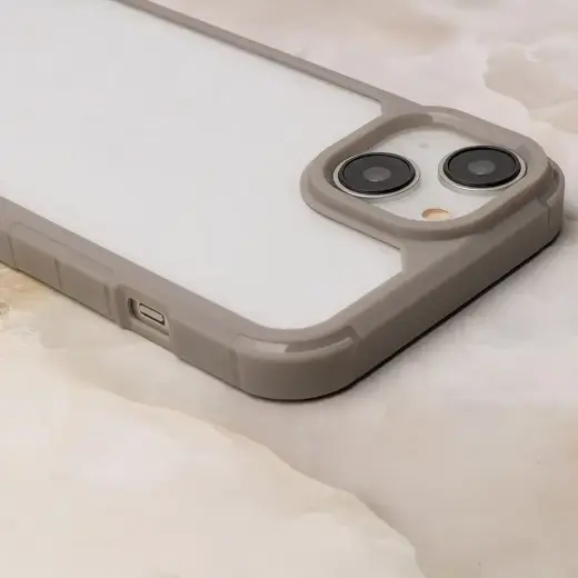 Color Shock case for Xiaomi Redmi Note 13 Pro 4G / Poco M6 Pro grey Фото num