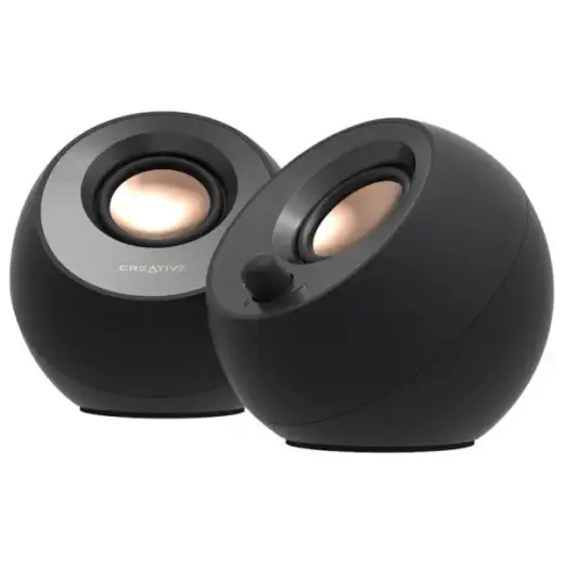 Creative Głośniki do komputera Pebble     2.0 V3 czarny|black Bluetooth 5.0 USB-C Foto 2