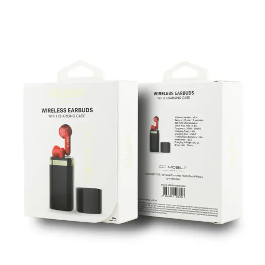 Guess Lipstick Shape TWS Wireless Earphones Black Foto 4