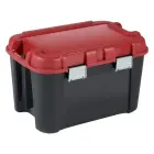 Box with lid Totem 60L 59x39.5x36cm black/red Photo