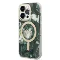 Zestaw Guess GUBPP14LHJEACSA Case+ Charger iPhone 14 Pro 6,1" zielony|green hard case Jungle MagSafe Фото num