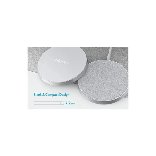 Anker Magnetic Wireless Charger PowerWave Select+ 18W Silver Foto 2