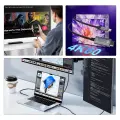 Wozinsky WCCH-01 USB-C - HDMI 4K 60Hz Cable 1.8m - Black Foto 3