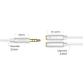 UGREEN 3.5mm Male to Dual 3.5mm Female Headset Splitter (dark grey) Photo