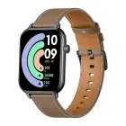 COLMI C28 Smartwatch – Black + Brown Leather Strap — Foto 3